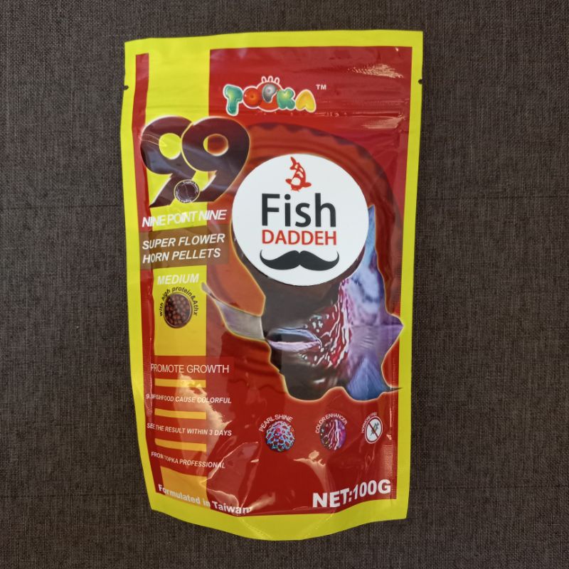 Topka 9.9 Fish Food Flowerhorn food 100g Shopee Philippines