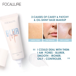 FOCALLURE Clear Gel Oil-Control Refreshing Face Primer Glow Pore-Blurring Smooth Surface Primer Makeup #3