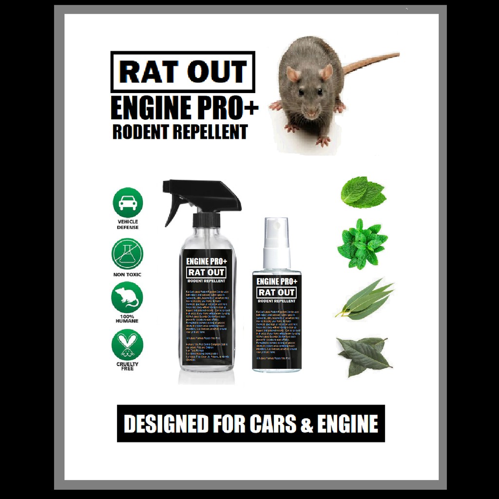RAT OUT ENGINE PRO+ ENGINE & CAR RODENT REPELLENT Shopee Philippines
