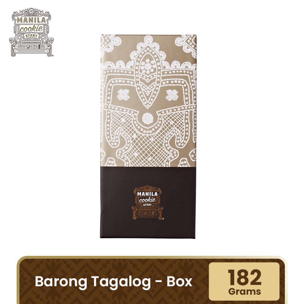 Manila Cookie Story Barong Tagalog Weaving Gift Box Cookies 14 Assorted