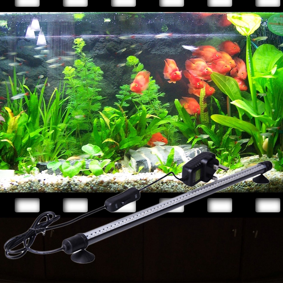 LED Aquarium Submersible Lamp Fish Tank 
