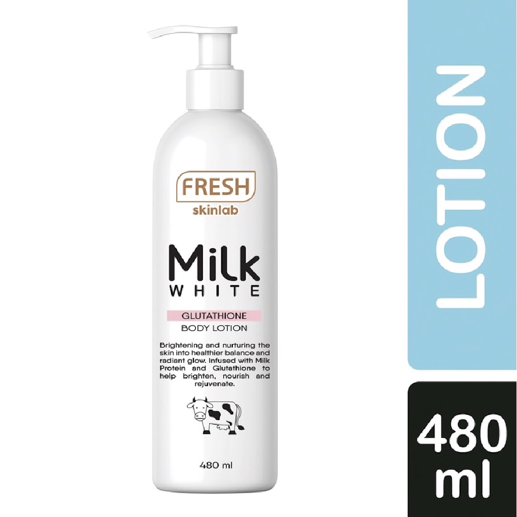 Sale FRESH Milk White Glutathione Body Lotion 480ml Shopee Philippines