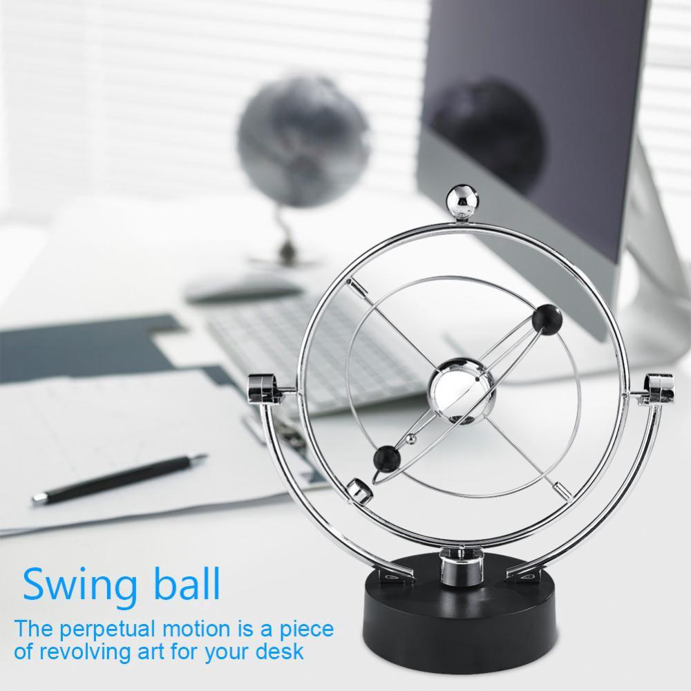 Electronic Swing Ball Desk Perpetual Motion Physical Science Toy