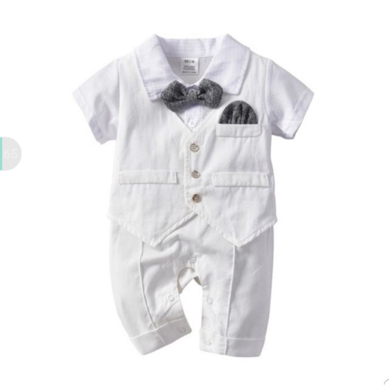 baby boy white suit
