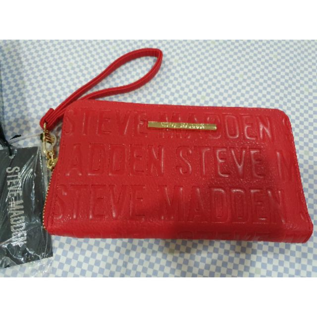 steve madden red wallet