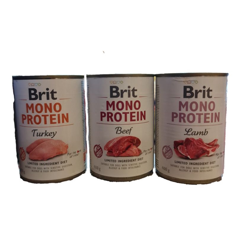 Brit Mono Protein Canned Dog Food Hypoallergenic Grain Free Can 400g #2