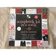 Dcwv Love And Wedding Scrapbooking Kit Shopee Philippines