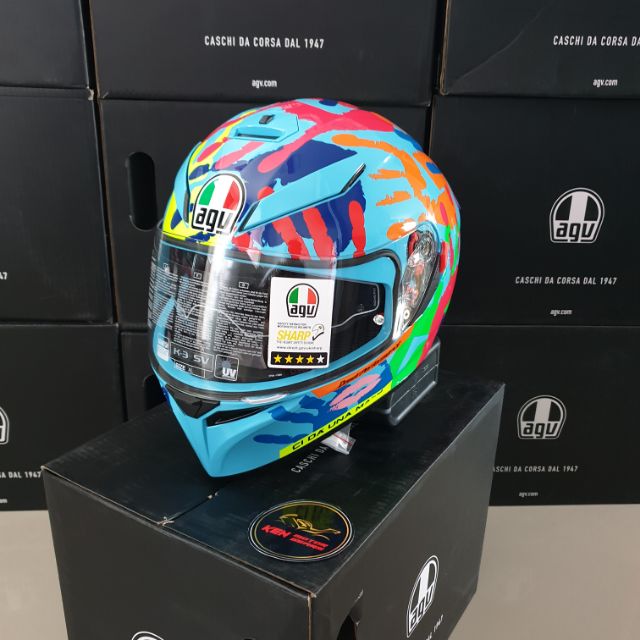 agv k3 hands Mono Full-Face Helmet  Eagle Leather Shell in HIR Casco Agv K3 K3 Sv