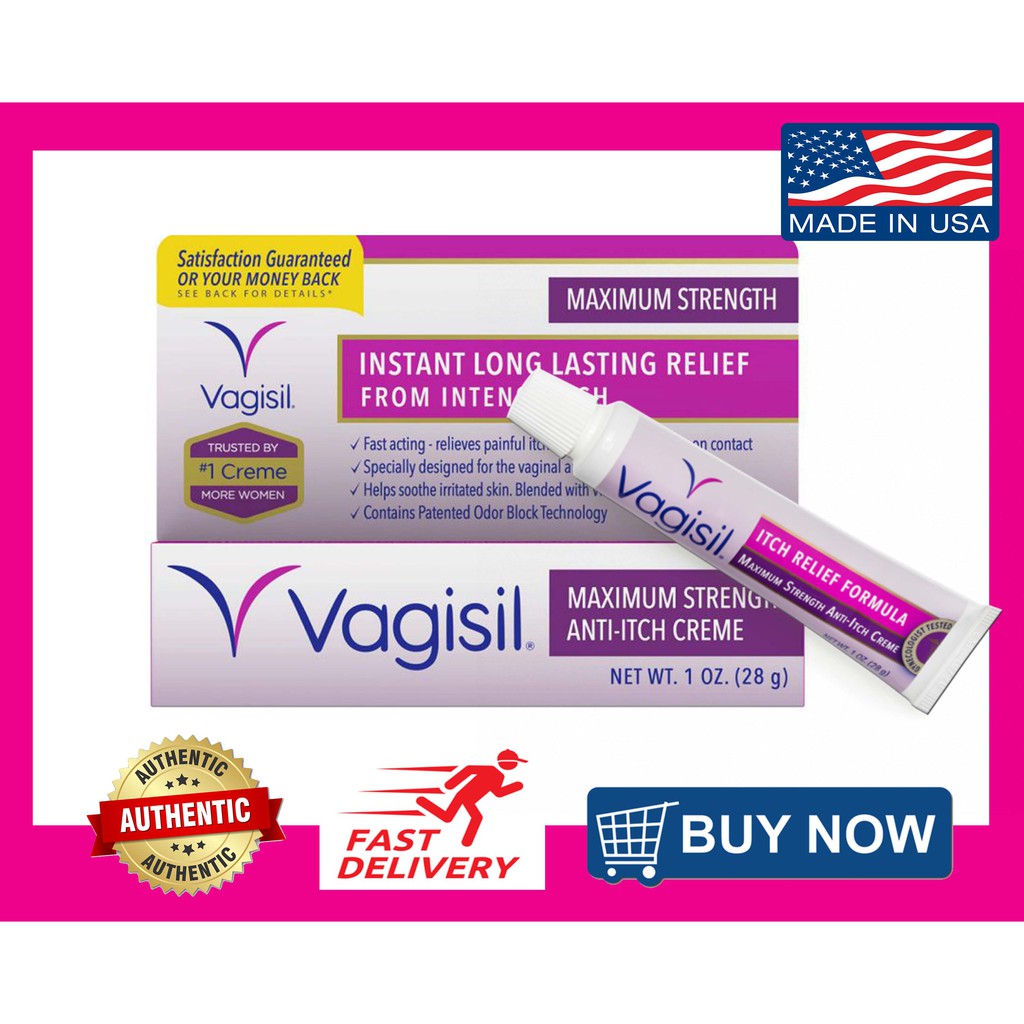 VAGISIL AntiItch Cream for Yeast Infection, Vaginal Infections and BV