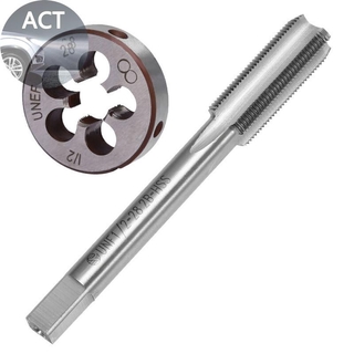 Tap + Die 2pc 2x 1/2-28 Thread Tool 2pcs 28 TPI (Thread-Per-Inch) UNEF ...