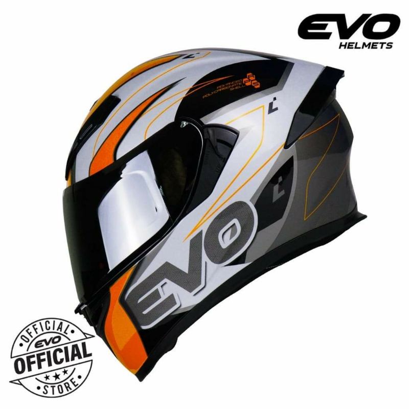 EVO GSX3000 SABER Fullface Dualvisor Helmet (Free Clear visor