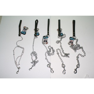 Dog Chain ( Steel Chain Leather Handle ) SC-2, #4