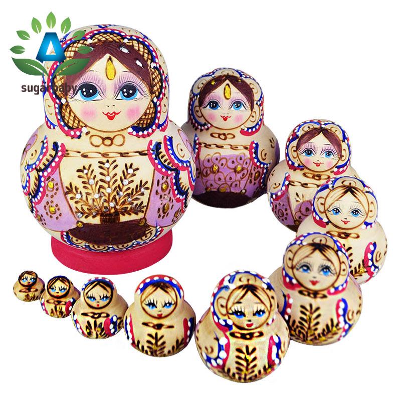 hand painted nesting dolls