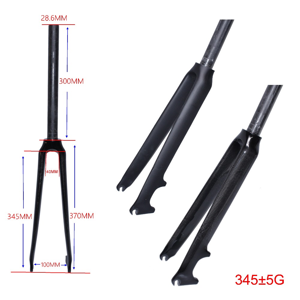 Road Bike Disc Brake Fork Carbon Fiber Bicycle Fork Carbon Fiber Disc