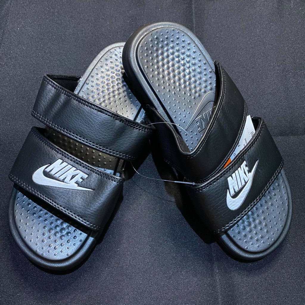 nike slides double