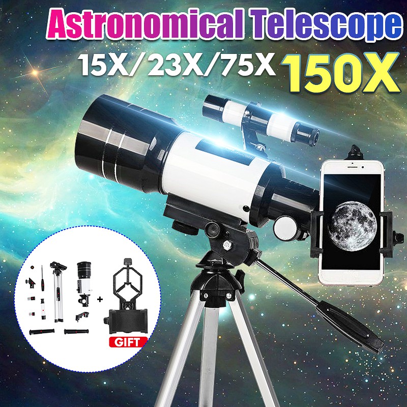 Professional 300mm x 70mm Reflector Astronomical Telescope + Adjustable