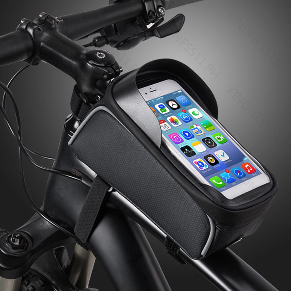 waterproof touch screen bike handlebar bag