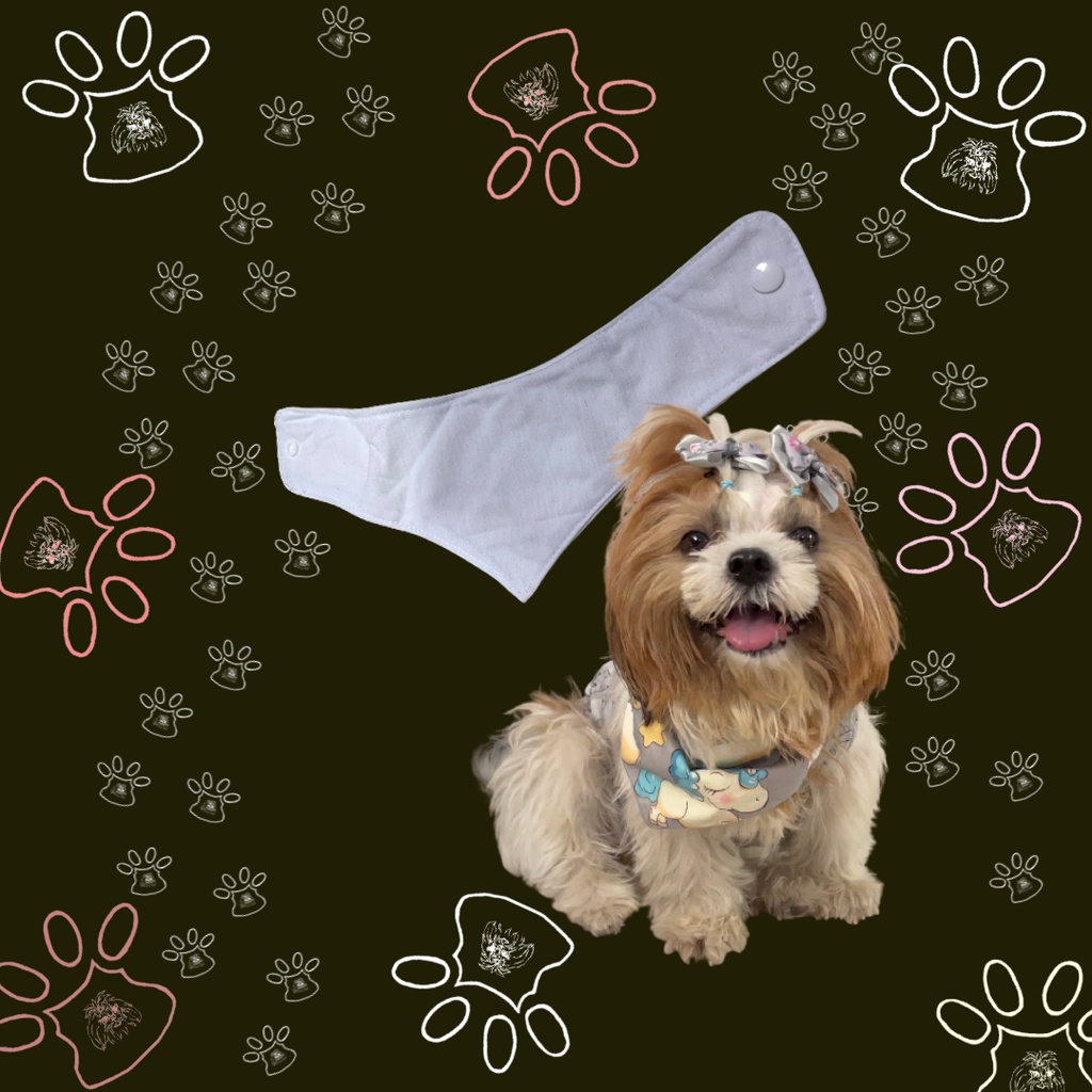 Dog Scarf in Plain WhiteSMALL DOGS Shopee Philippines