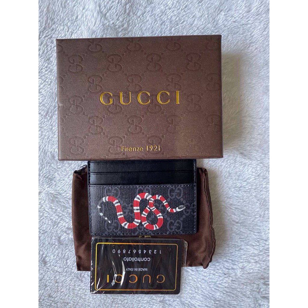 impuls nød frugtbart Gucci Card Holder Set | Shopee Philippines