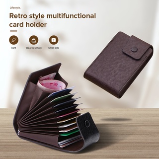 SMS Men Multi Position Card Holder Wallet PU Leather Purse CRedit ID Bank Card Bag #1
