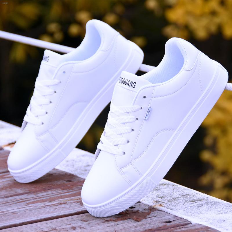 ☁spring shoes male students white shoes Korean fashion men s casual ...