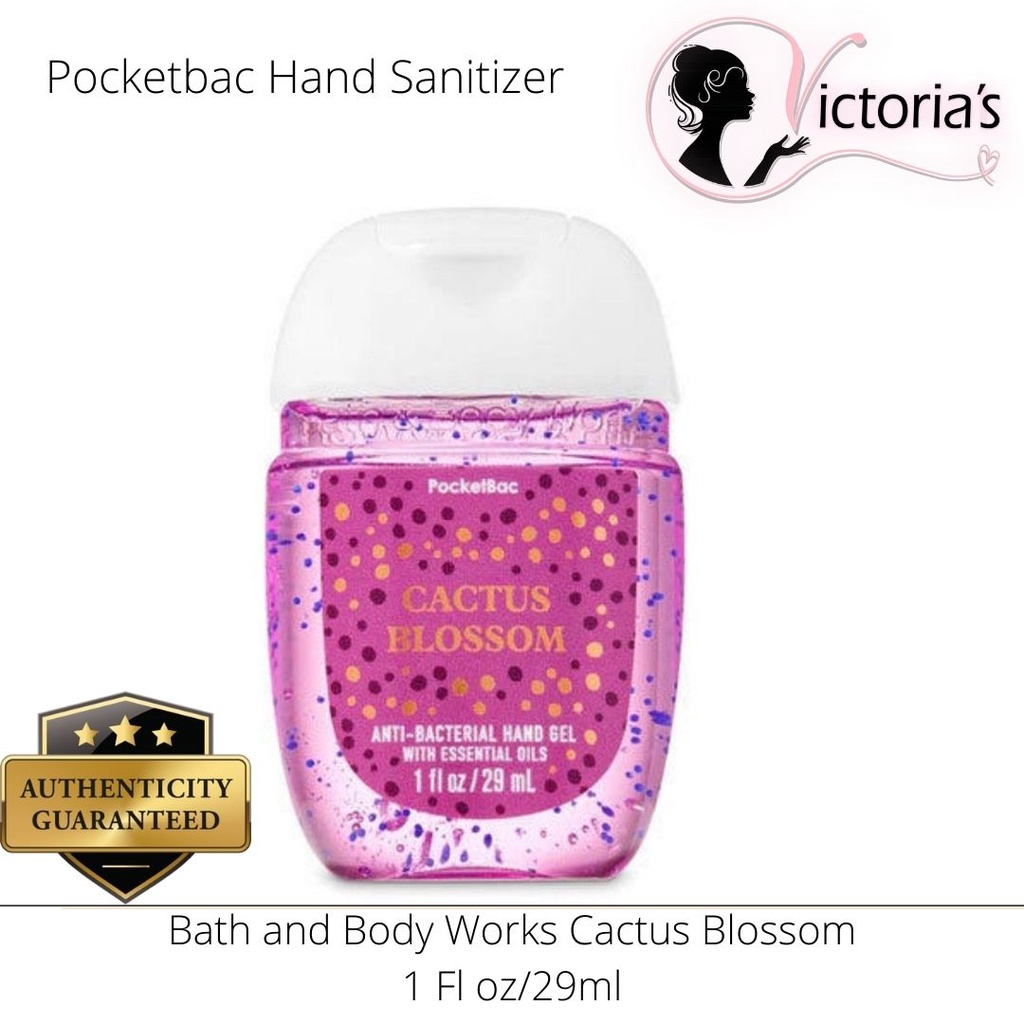 Authentic Bath and Body Works Cactus Blossom Pocketbac Hand Sanitizer