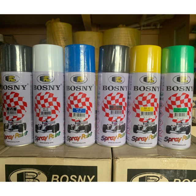 Bosny Spray Paint 100 Acrylic Automotive Finishes Shopee Philippines