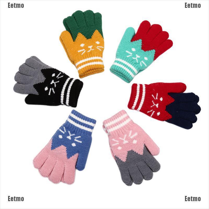 kids cashmere gloves