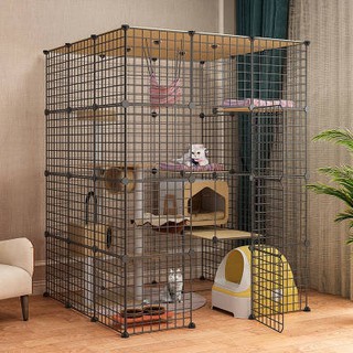 ℃ろCat cage oversized free space home luxury cat Villa indoor large cat empty cage apartment cat hous