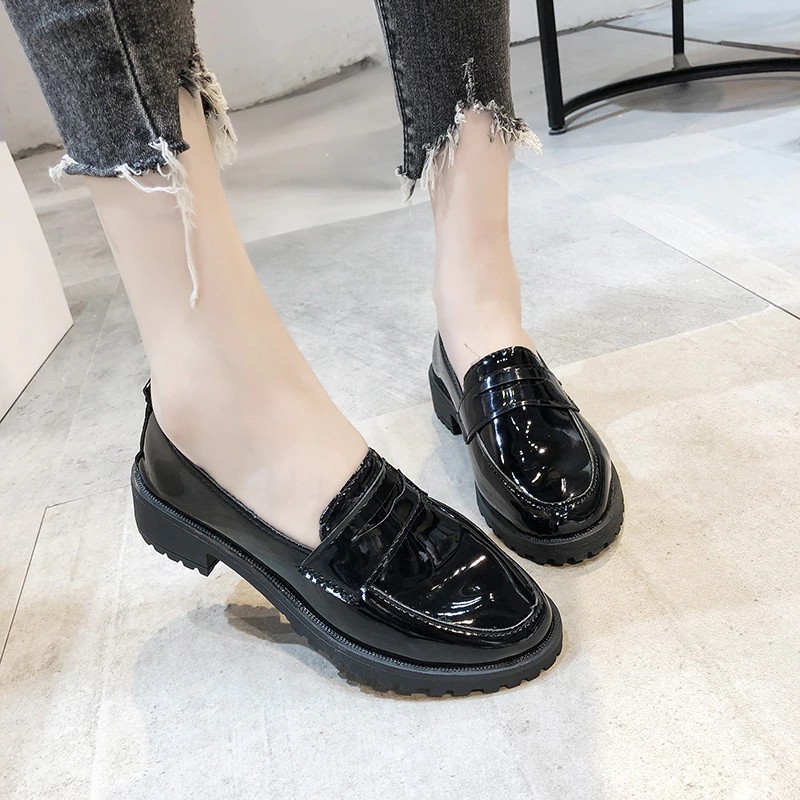 patent leather oxfords womens