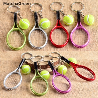 6 color Available Creative Mini Tennis Racket Key Chain Keyring Perfect Gift 