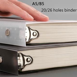 A5 B5 loose leaf Thicken notebook grid notebook File Folder refillable notebook  binder notebook