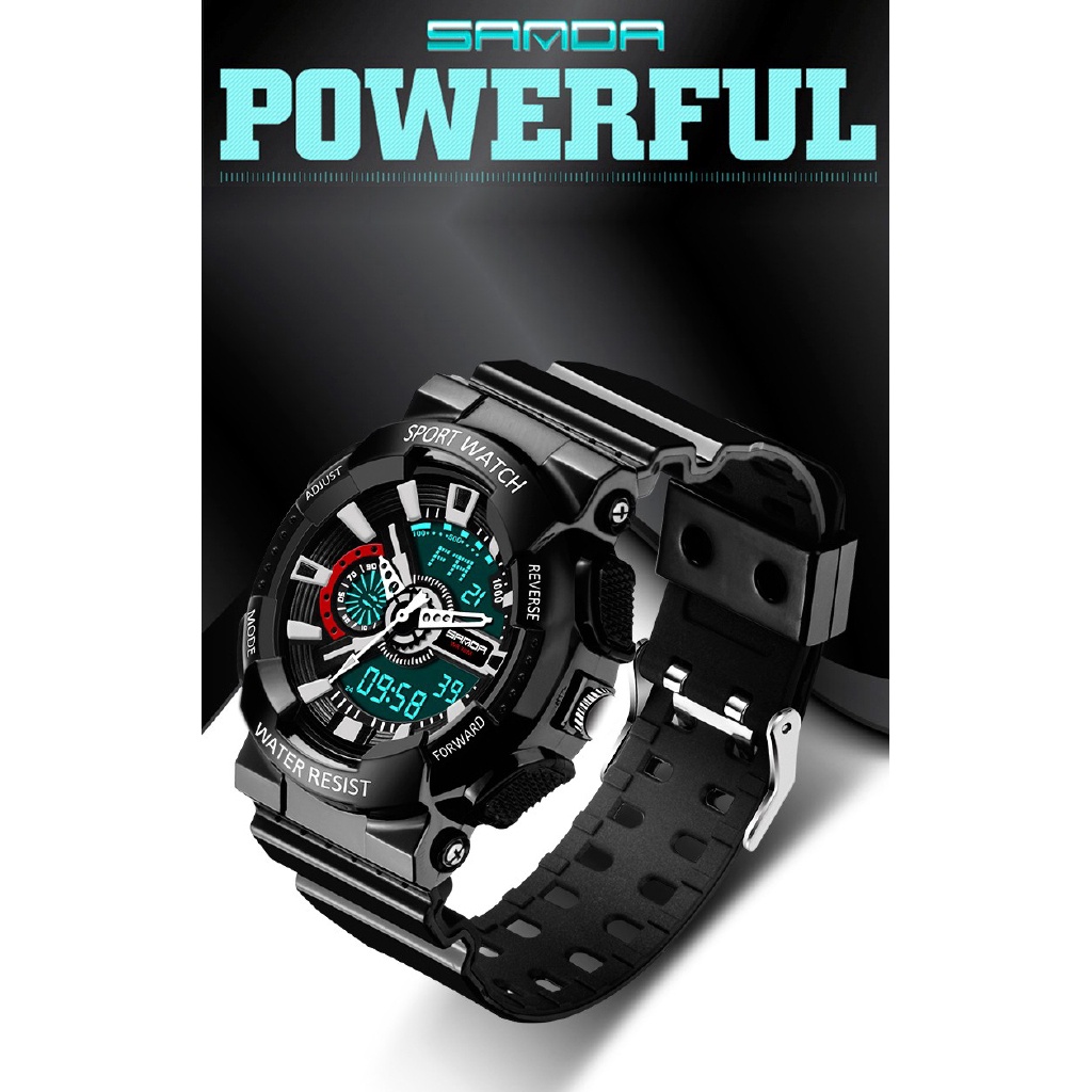 ◕Casio same style G shock Mens Digital watch Gold White Watches G Style Watch Waterproof Sport S Sho