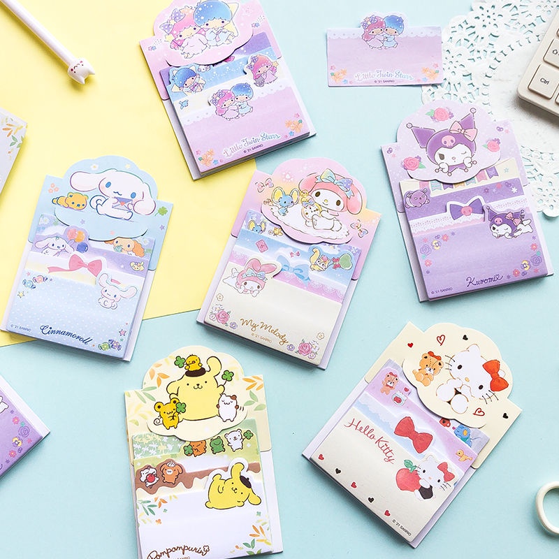 Sanrio Layer Rosemary Post-It Note cinnamoroll Melody Paper Kuromi ...