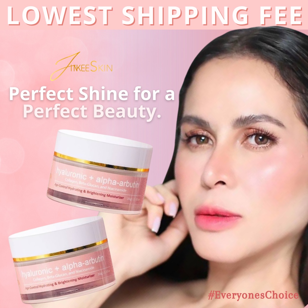 JINKEE SKIN Moisturizer 30g Hydrating & Brightening with Hyaluronic