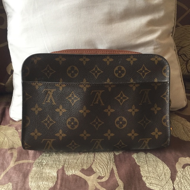 clutch bag with initials