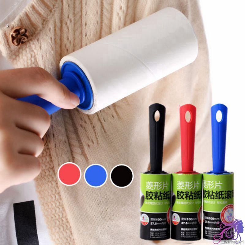 Removes Lint Pet Hair Remover for Clothes,Pre-Cut Clothes Cleaner Roller Mr Hsiung & Mrs Yin Lint Roller Refills Extra Sticky Lint Remover Brush clothes roller sticky