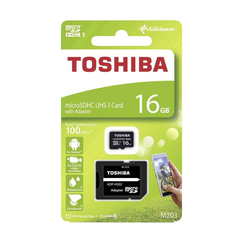 Toshiba micro sd card 16gb 100MB/S with Adapter Shopee Philippines