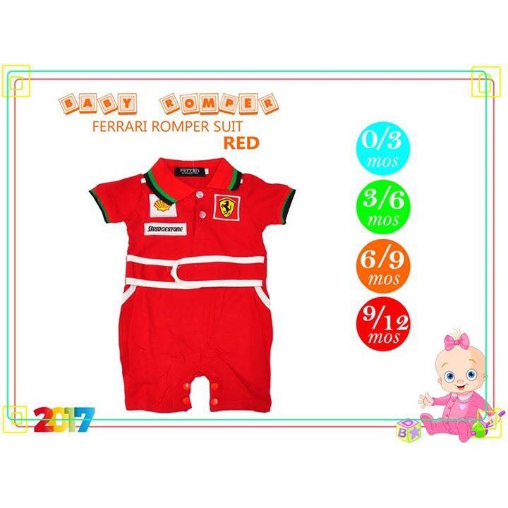 ferrari baby suit