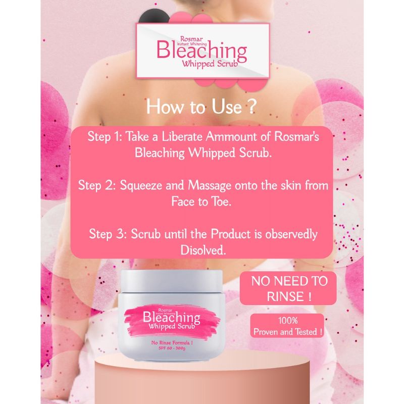 Rosmar KAGAYAKU Bleaching Whipped SCRUB Bleaching Whipped Cream