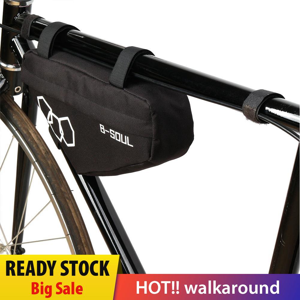 1Pc Waterproof Mountain Bike Triangle Bag Bicycle Frame Front Tube Bags Pouch UK