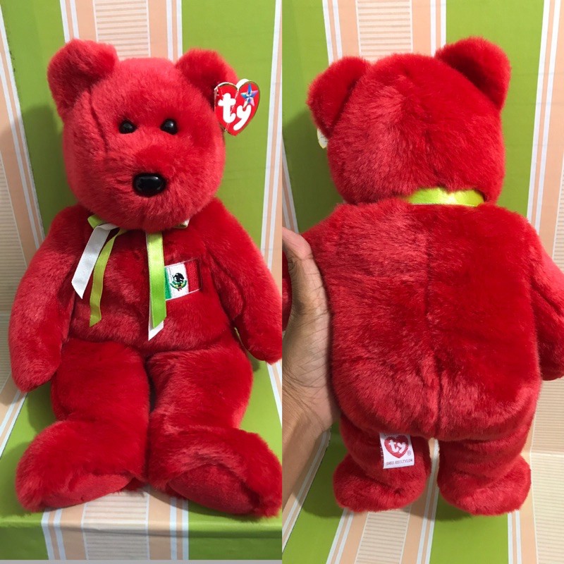 red mexican beanie baby