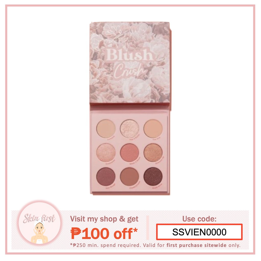 blush palette colourpop