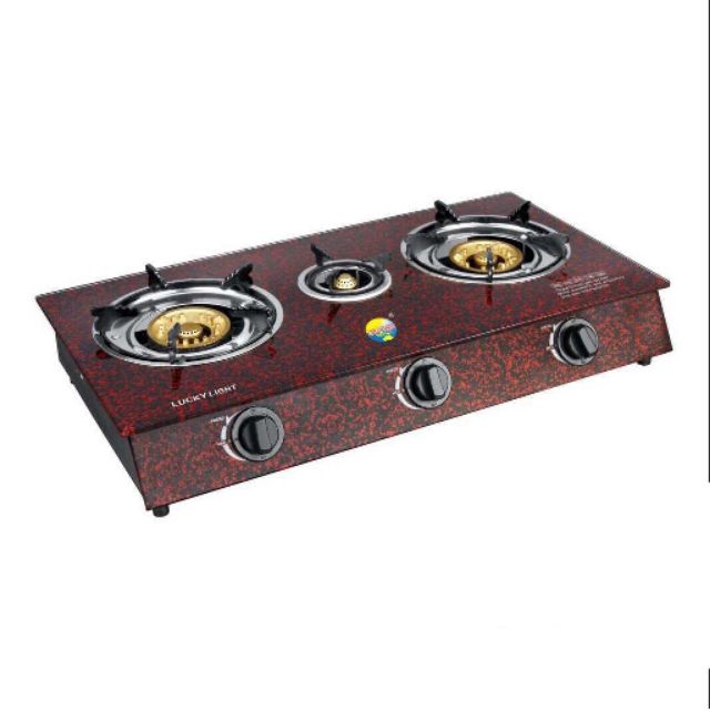 Ll Gsg06 3 Burner Gas Stove Tempered Glass Top Shopee Philippines