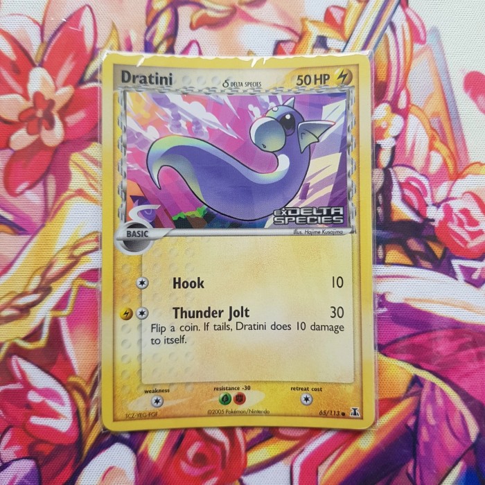 Pokemon DRATINI EX DELTA SPECIES REVERSE FOIL Is Not Mouth | Shopee ...