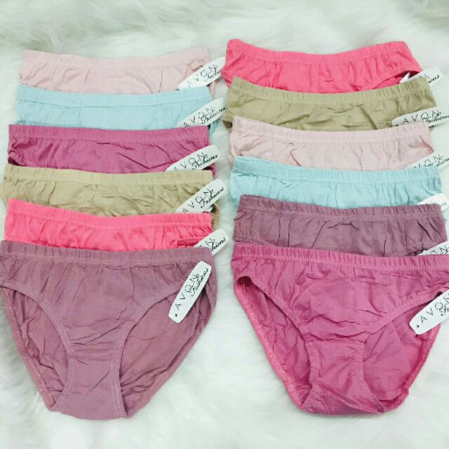 6-12 pcs Avon panty plain cotton good quality COD | Shopee Philippines