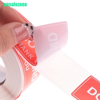 ONPH 250Pcs Fragile Warning Stickers Handle With Care Do not Bend Sign Package Decal ONN #7