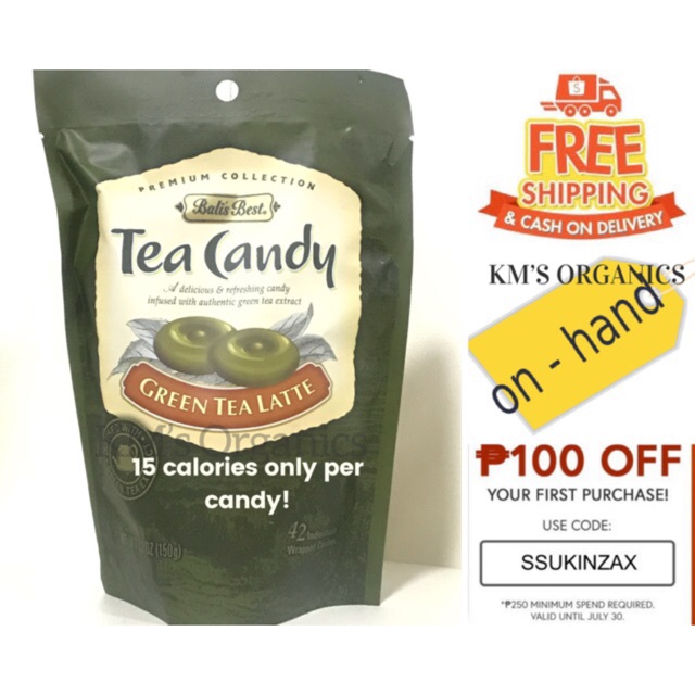 Green Tea Latte Hard Candy (42 candies in 1 pack) Shopee Philippines