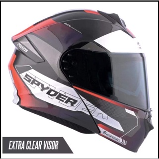 Spyder Modular Helmet with Dual Visor FORCE GD (Free extra lens ...
