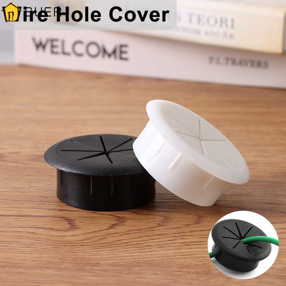 SUER Home Wire Hole Cover Furniture Cable Organizer Desk Cord Grommet Office Threading Box Cover